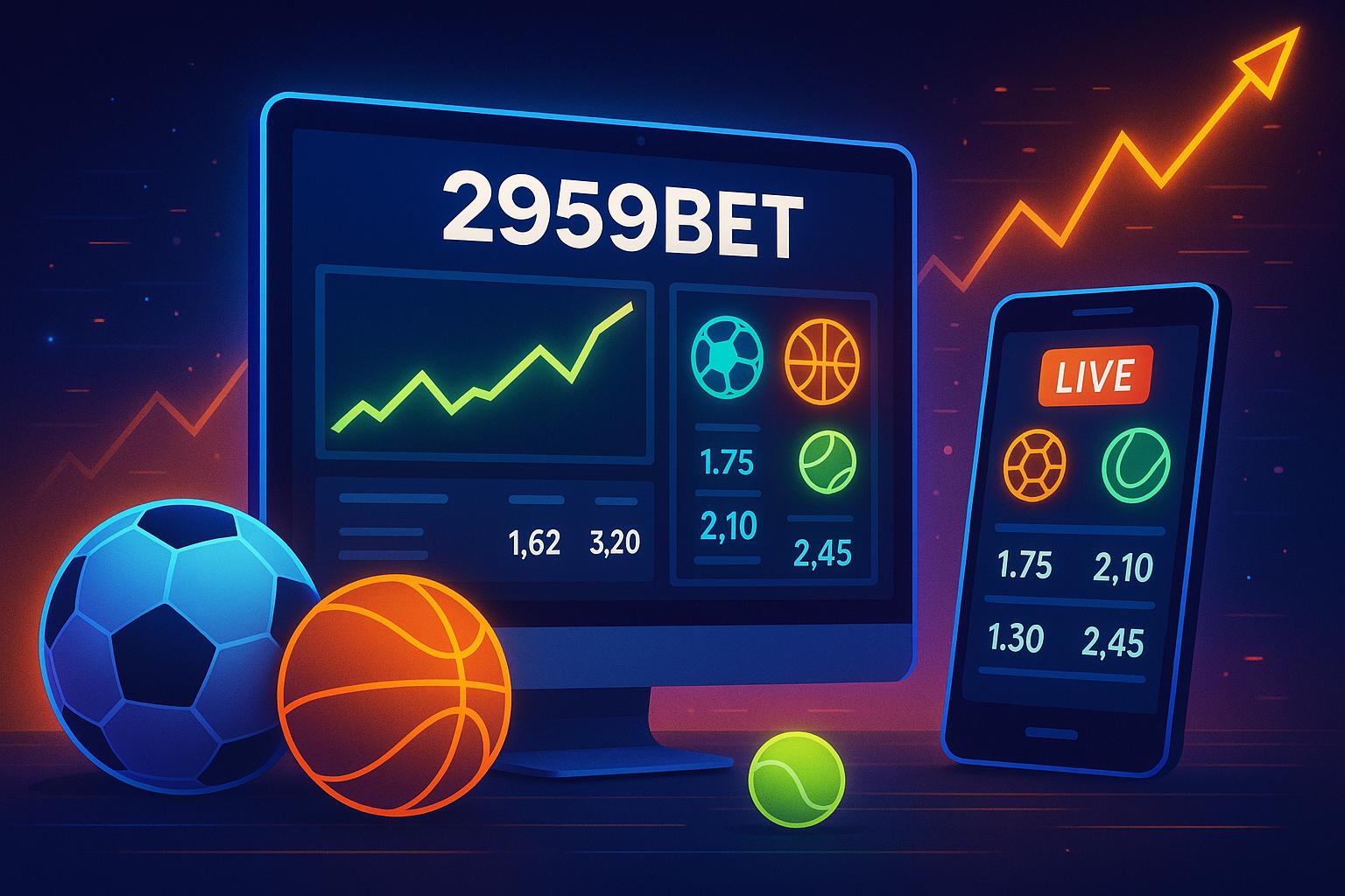 Aposte em apostas esportivas no cassino online 2959BET