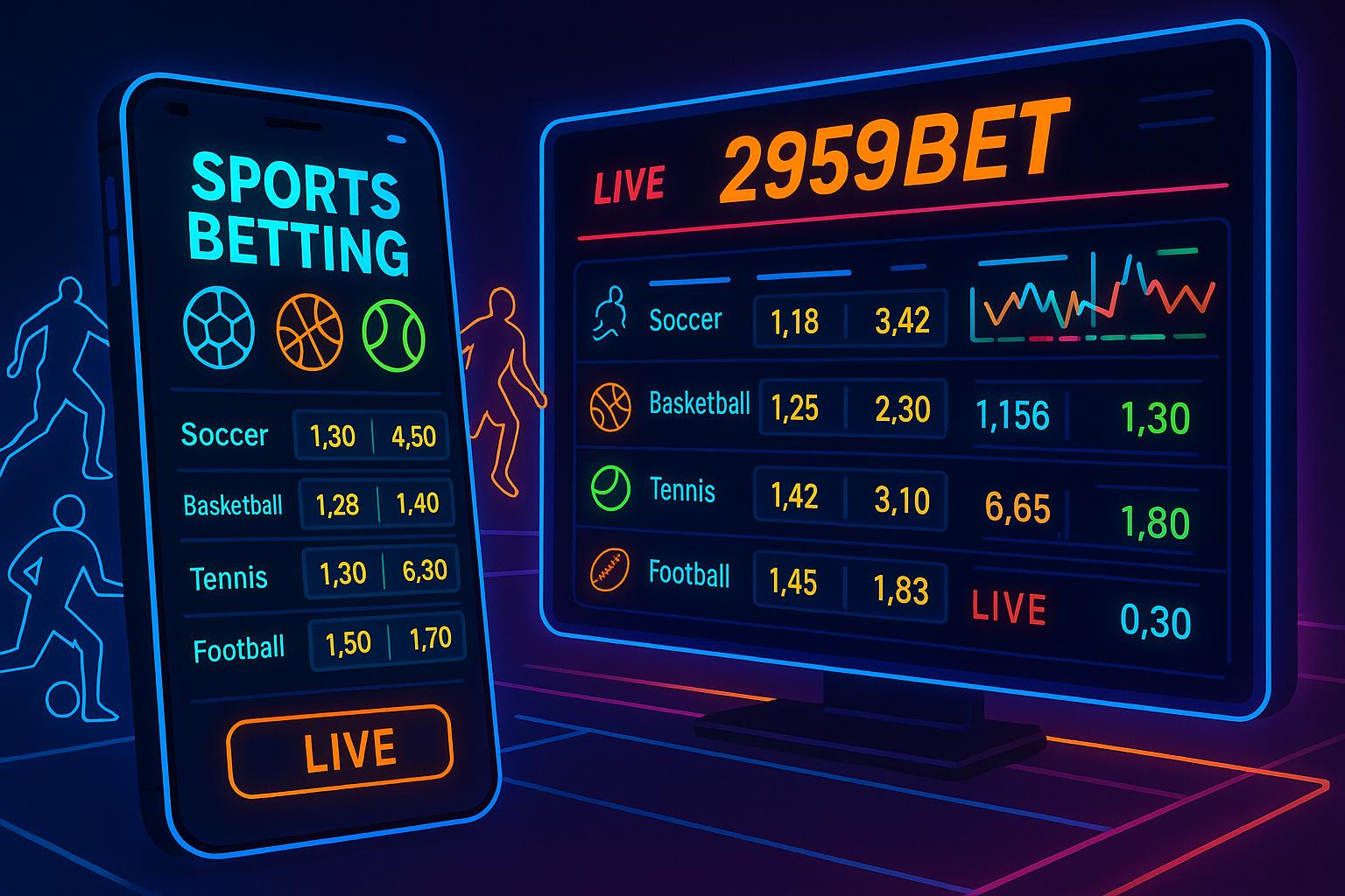 Apostas esportivas no cassino online 2959BET  